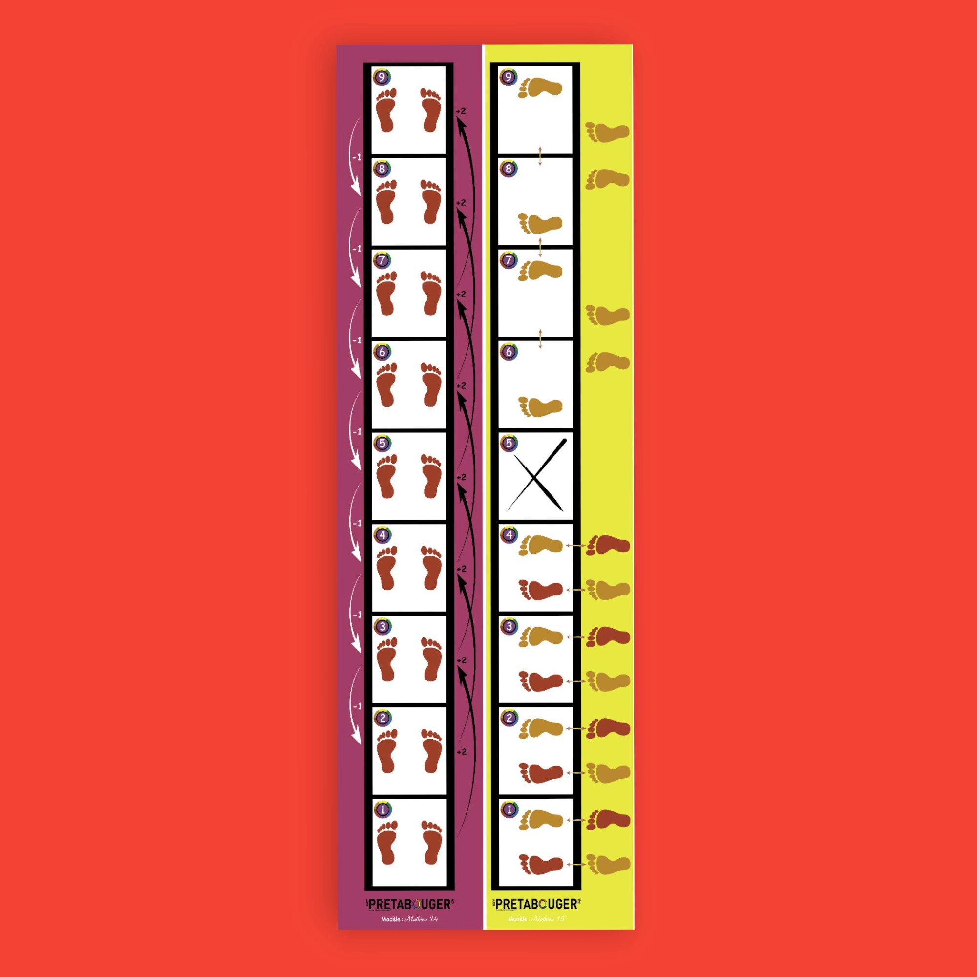 Échelle marelle difficile (2e cycle)